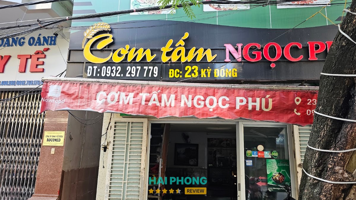 Cơm tấm Ngọc Phú tại Hồng Bàng