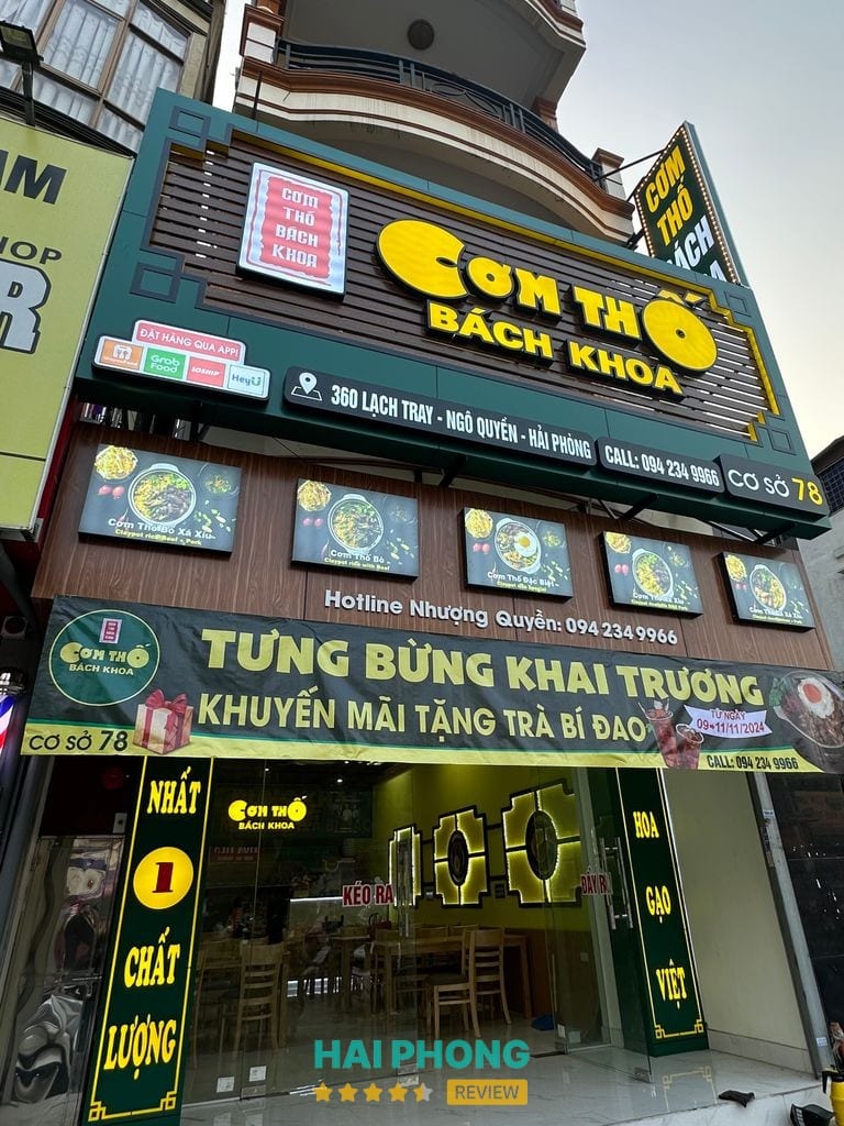 Cơm Thố Bách Khoa 362 Lạch Tray Gia Viên Hải Phòng