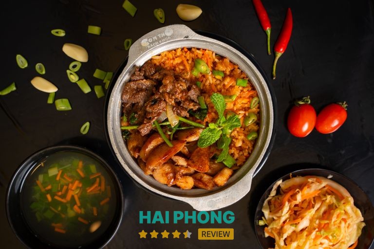 Hình ảnh thực tế Cơm Thố Bách Khoa tại Lạch Tray