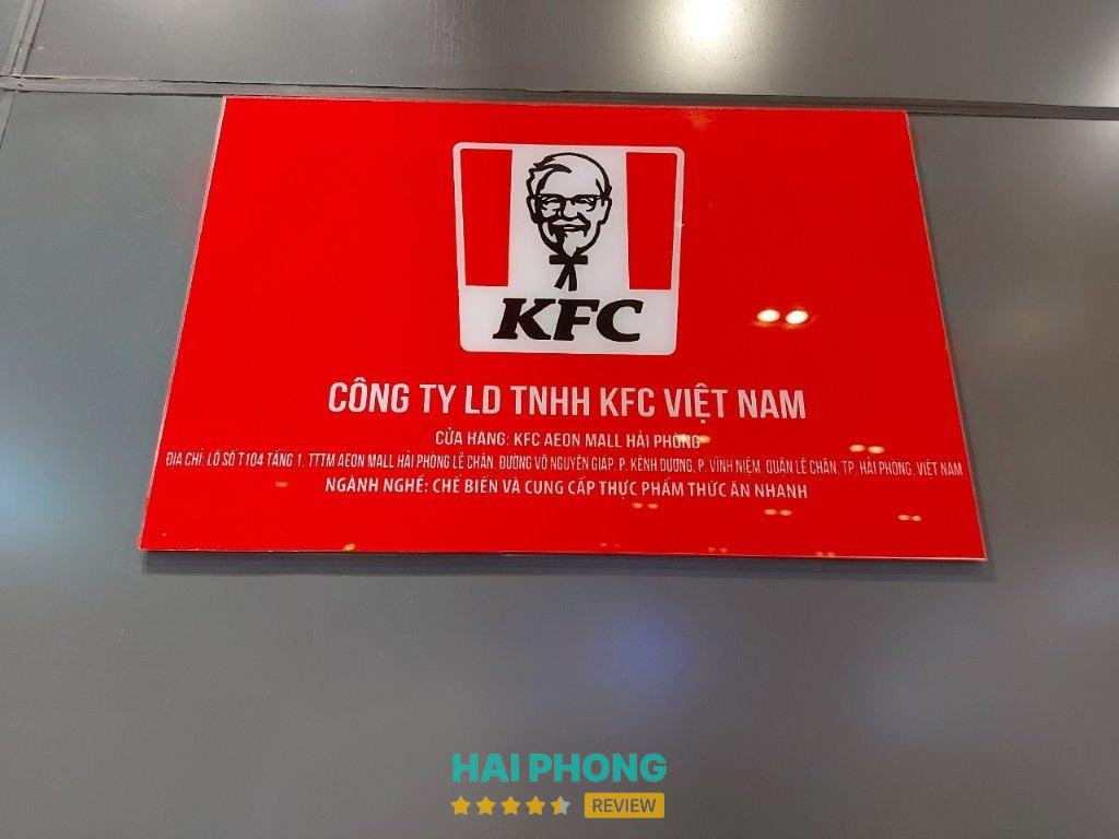 KFC Aeon Mall Hải Phòng – hình ảnh 3