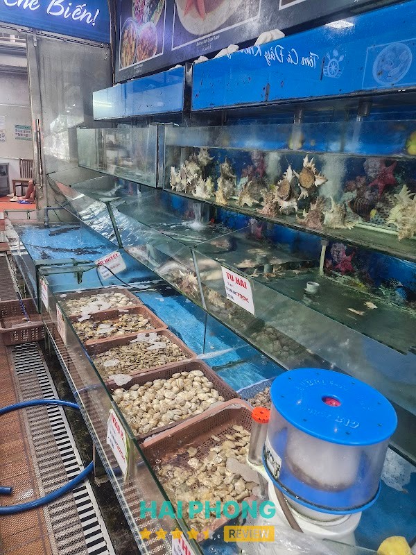 Thuyền Hải Sản - món ăn và khu vực phục vụ