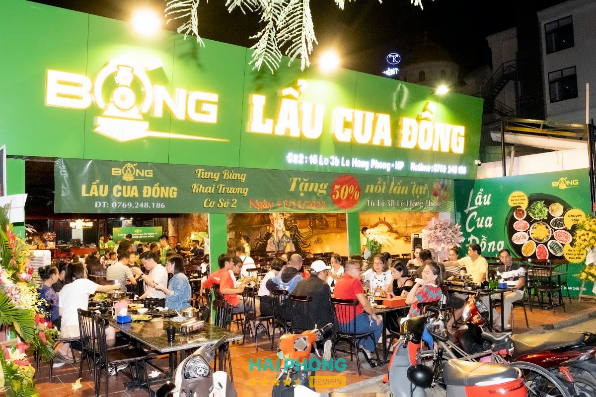 Bống Lẩu Cua Đồng Cơ Sở 2 Hải Phòng