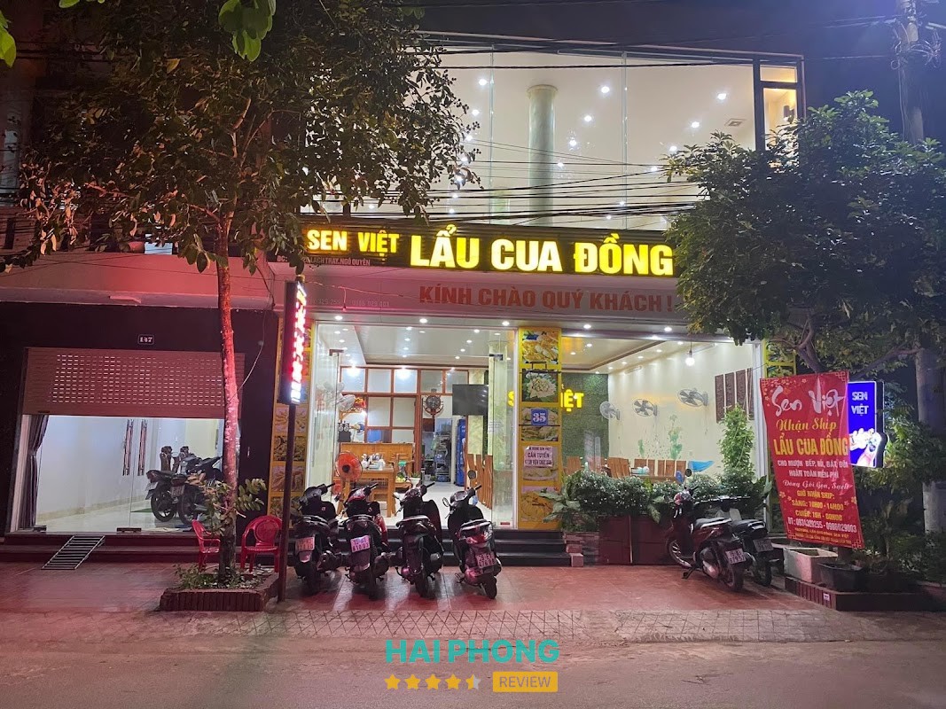 Lẩu cua đồng sen việt Hải Phòng