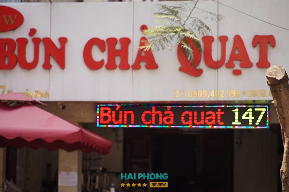 Bún chả quạt Quán Mới Gia Viên