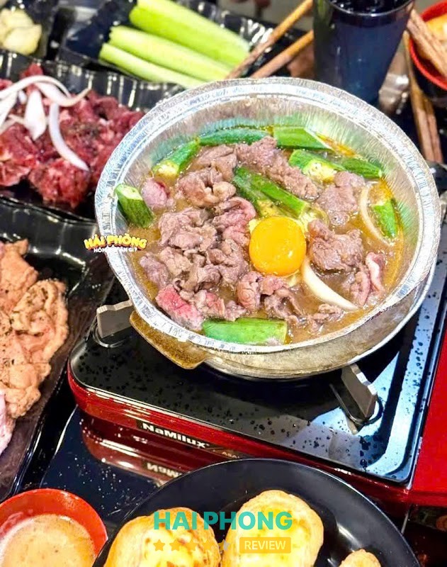 Món ăn tại Bò nướng Tây Sơn