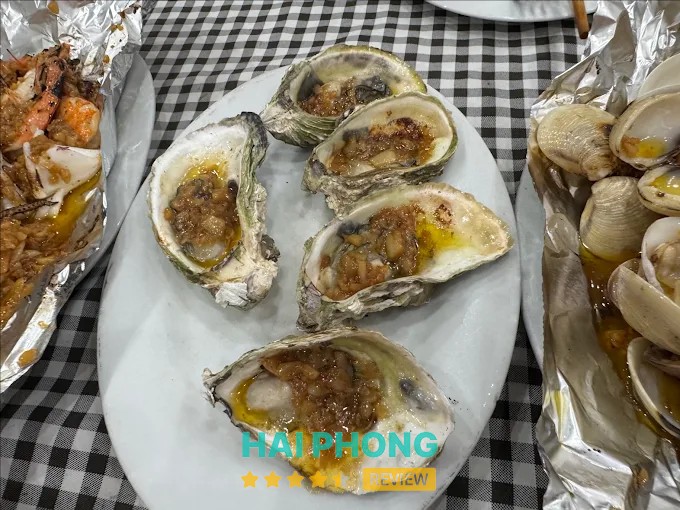 Các món hải sản tại Quân Cát Bà