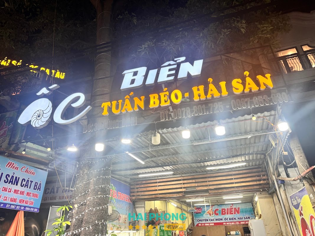 Ốc biển Tuấn Béo tại Cát Hải