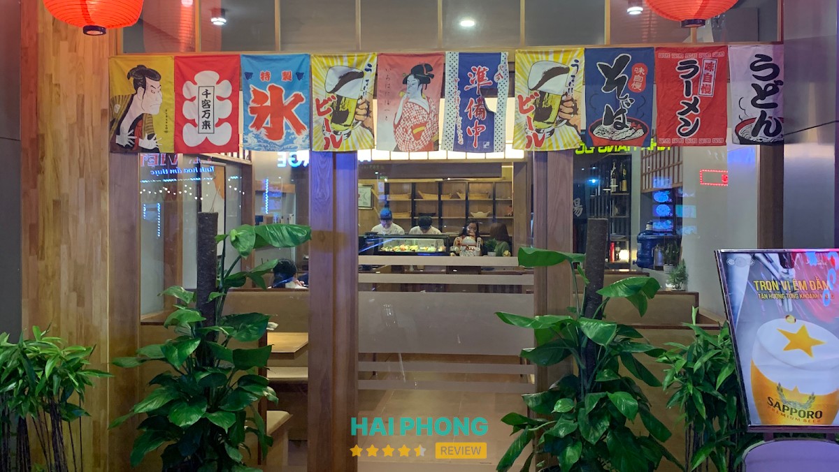 Akataiyo Sushi 294 Văn Cao (赤太陽 レストラン) Hải Phòng