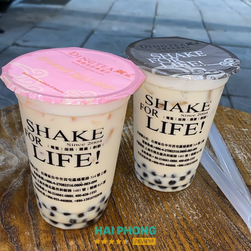 Đồ uống tại Dingtea Hải Dương