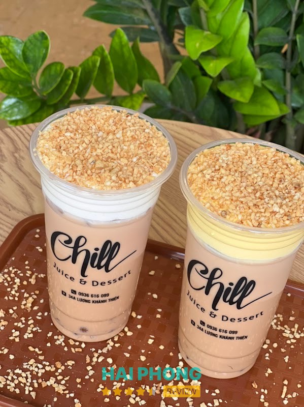 Trà sữa full topping tại CHILL Milk Tea