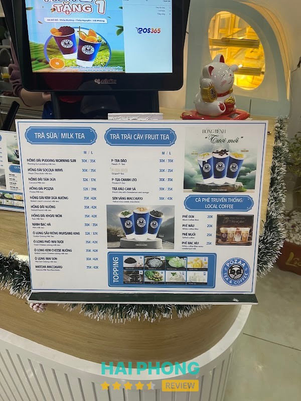 Không gian Pozaa Tea tại Thủy Nguyên