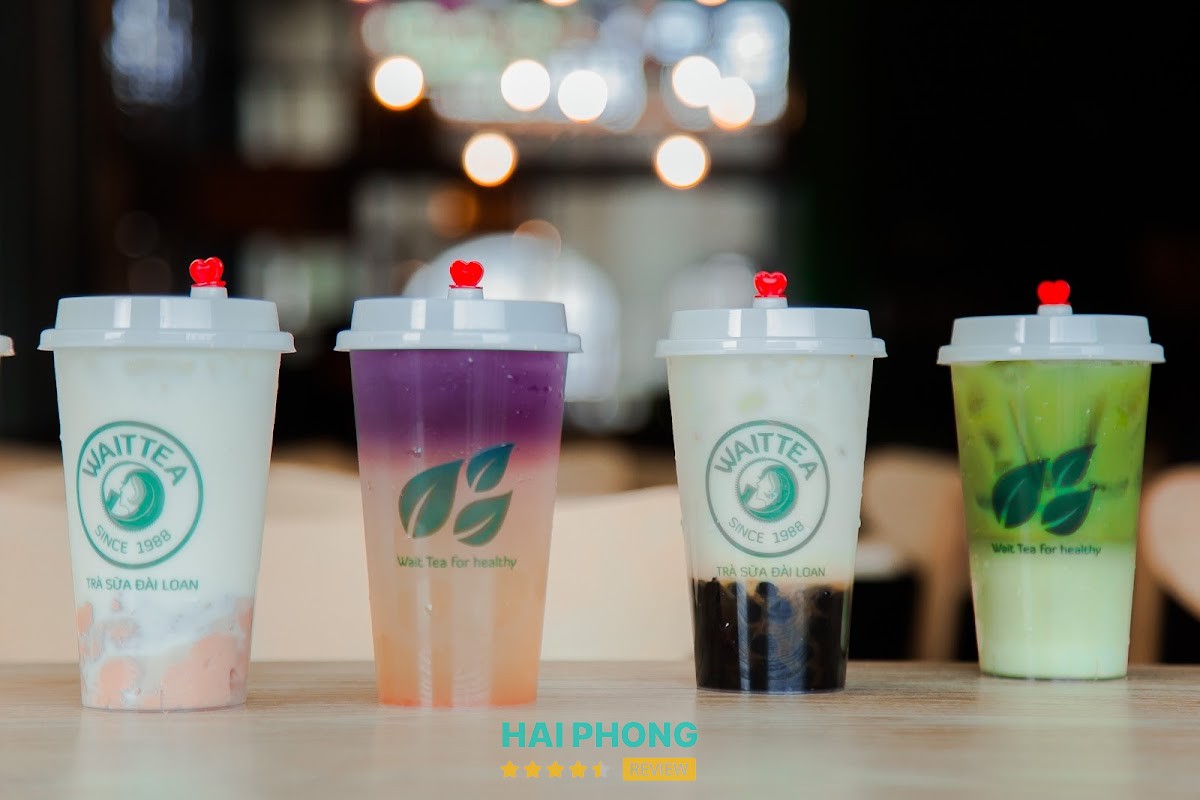 Trà sữa gạo lứt tại Wait Tea Thủy Nguyên