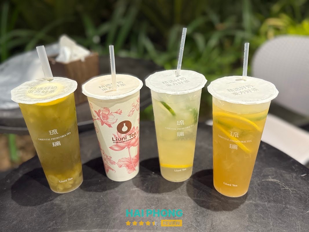 Trà nhài nho xanh tại Liuni Tea