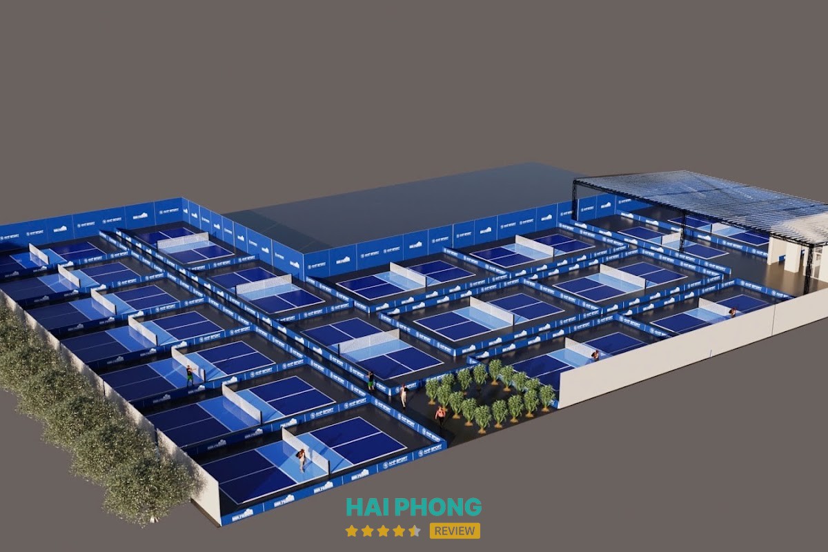 Sân pickleball solar tại Gia Viên