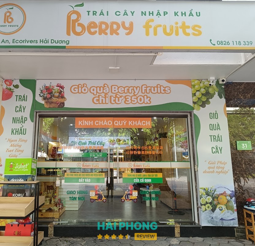 Hoa quả sạch-Trái cây nhập khẩu-Berry Fruits Hải Dương