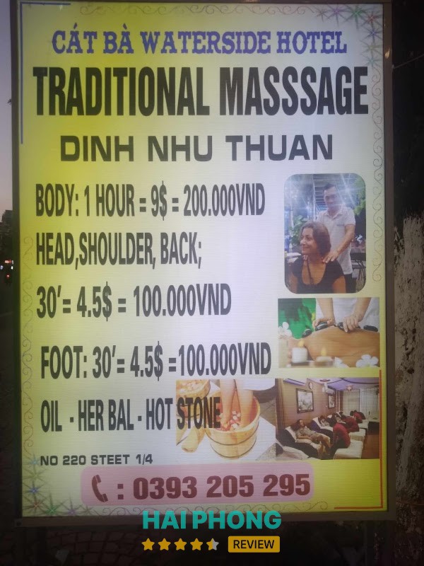 Waterside-Traditional Massage-Đinh Thuận Cát Hải