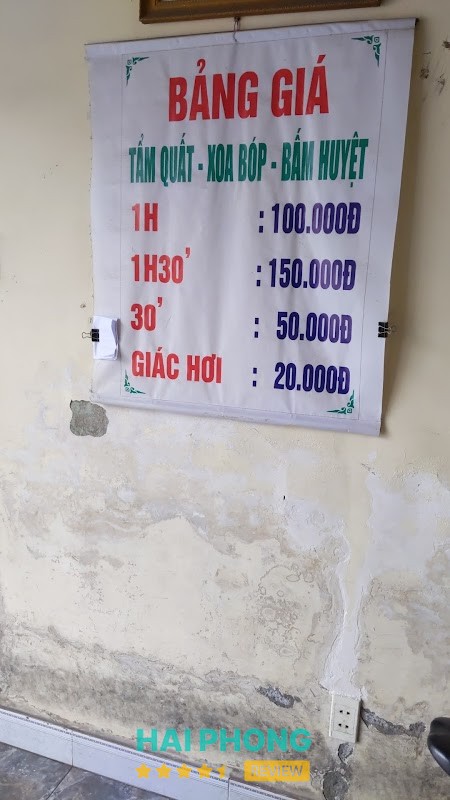 Không gian xoa bóp bấm huyệt tại đường Trường Chinh