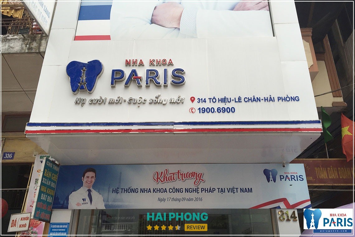 Nha khoa tẩy trắng răng Paris Hải Phòng