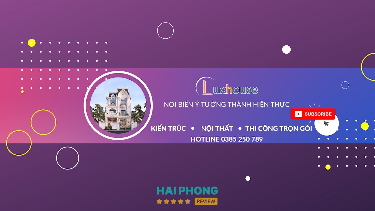 Thiết kế nhà Hải Dương - LuxhouseHD – 164 Nguyễn Thị Duệ, Lê Thanh Nghị, Hải Phòng 170000, Việt Nam