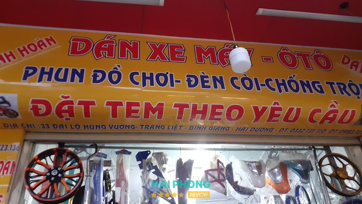 Cửa Hàng Dán Xe Mạnh Hoàn