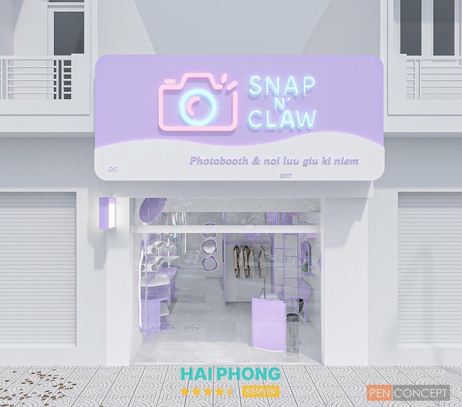 Snap N' Claw Photobooth tại Thủy Tú