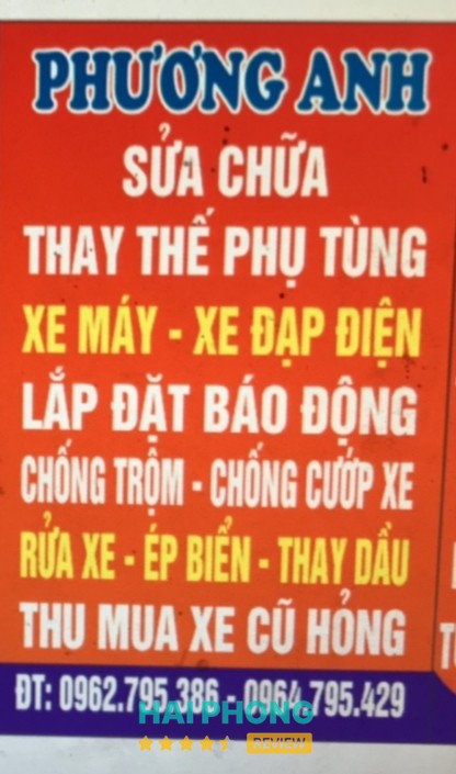 Cửa hàng sửa chữa mua bán xe máy xe điện Phương Anh