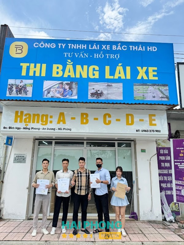 Văn phòng đào tạo lái xe Bắc Thái Hải Phòng